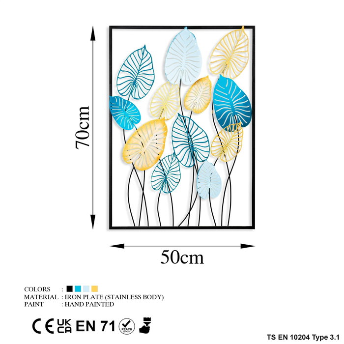 Wallity Atmi 2 Accesorio de Pared de Metal Multicolor